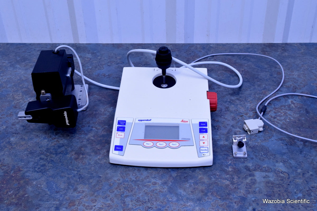 EPPENDORF LEICA AM6000 MICROSCOPE MICROMANIPULATOR