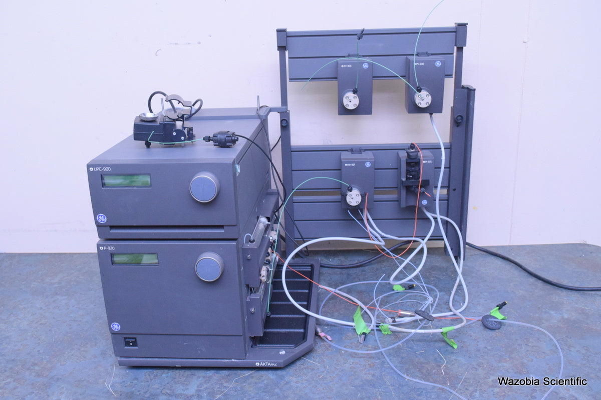 GE AKTA PURIFIER FPLC UPC-900 P-920 PV 908 INV-907 M-925 FOR CHROMATOGRAPHY