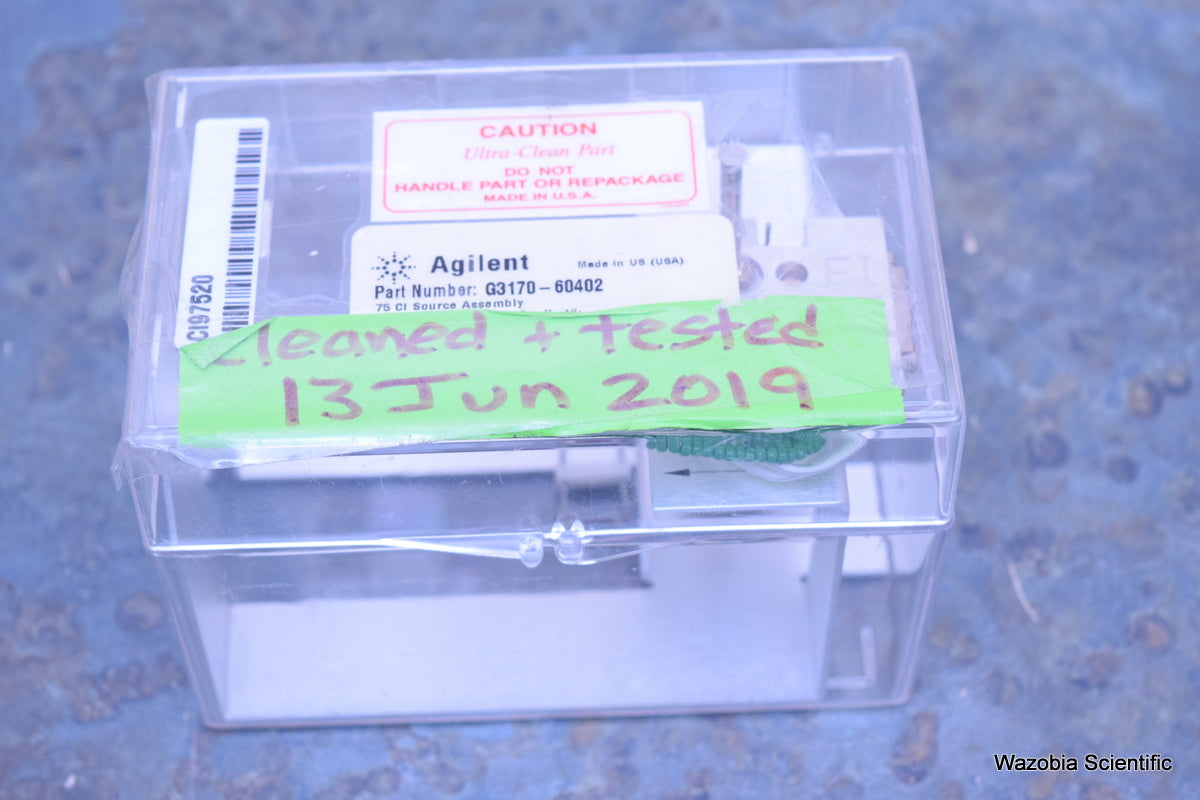 AGILENT G3170-60402 75 CI ION SOURCE ASSEMBLY GC MSD GAS CHROMATOGRAPHY
