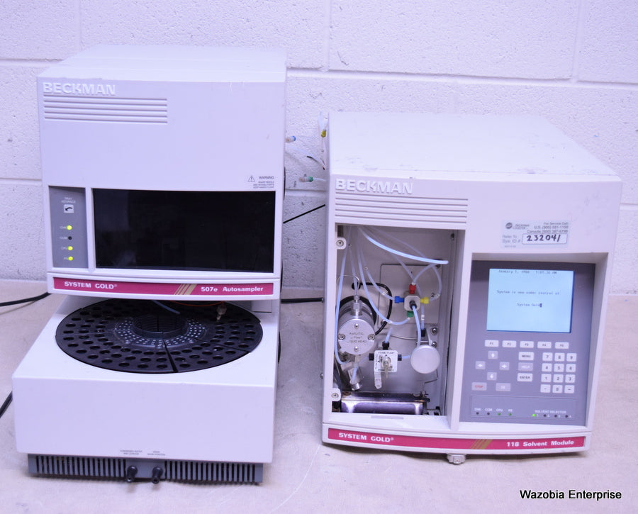 BECKMAN COULTER 118 SOLVENT MODULE SYSTEM WITH 507e AUTOSAMPLER