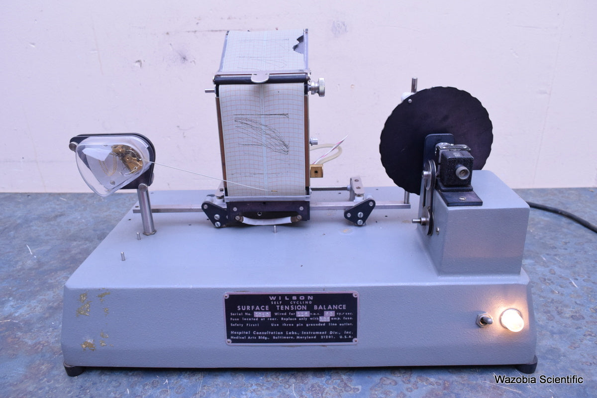 WILSON SELF CYCLING SURFACE TENSION BALANCE  HOSPITAL CONSULTATION LABS INSTRUME