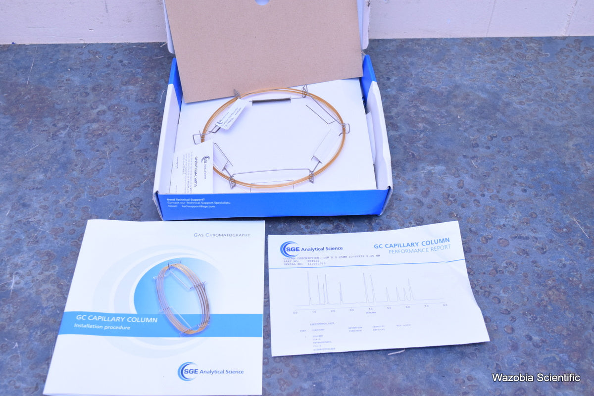SGE ANALYTICAL GC CAPILLARY COLUMN 15M X 0.25MM ID BPX70 X 0.25 UM 054621