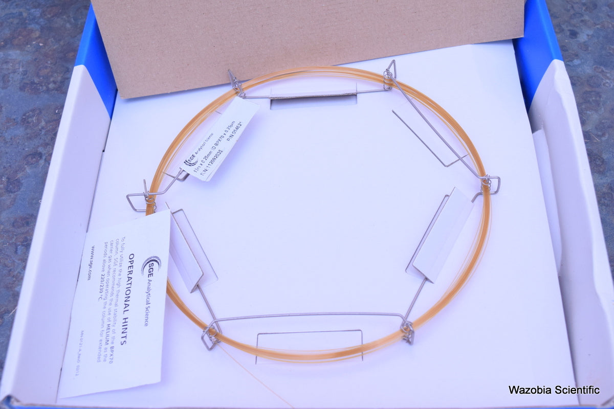 SGE ANALYTICAL GC CAPILLARY COLUMN 15M X 0.25MM ID BPX70 X 0.25 UM 054621