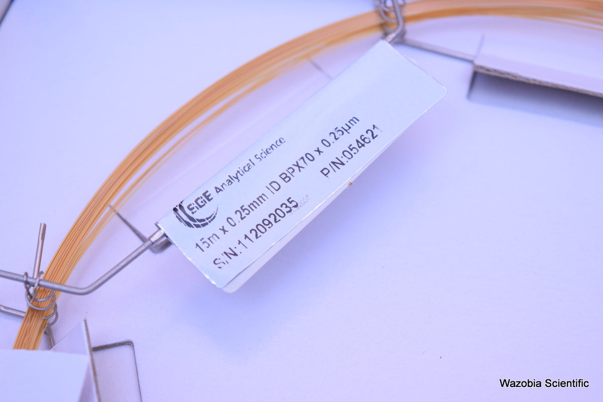 SGE ANALYTICAL GC CAPILLARY COLUMN 15M X 0.25MM ID BPX70 X 0.25 UM 054621