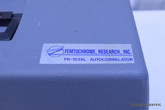 FEMTOCHROME RESEARCH FR-103XL AUTOCORRELATOR