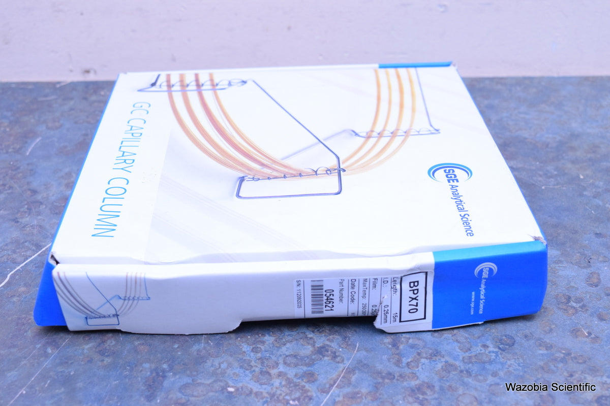 SGE ANALYTICAL GC CAPILLARY COLUMN 15M X 0.25MM ID BPX70 X 0.25 UM 054621
