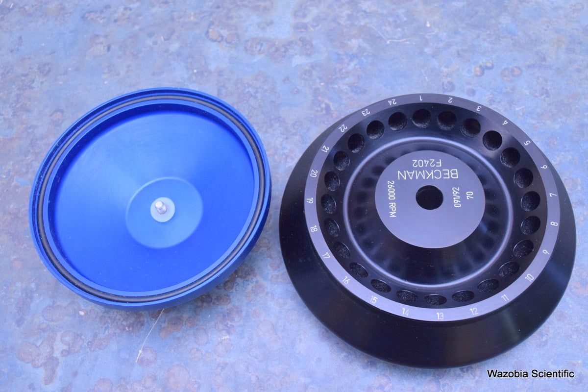 BECKMAN F2402 LABORATORY CENTRIFUGE ROTOR 26000 RPM