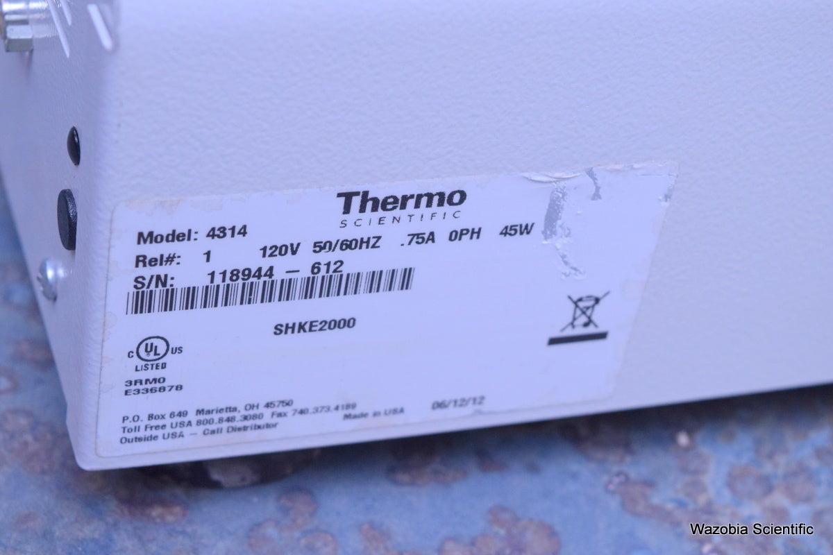 THERMO SCIENTIFIC MAXQ 2000 MODEL 4314 SHKE2000 SHAKER MIXER