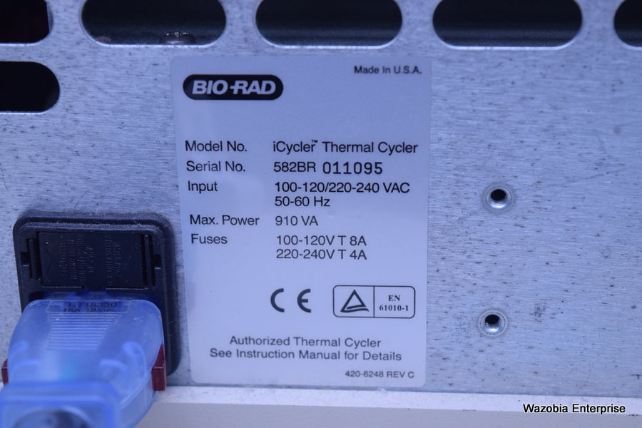 BIO-RAD ICYCLER THERMAL CYCLER