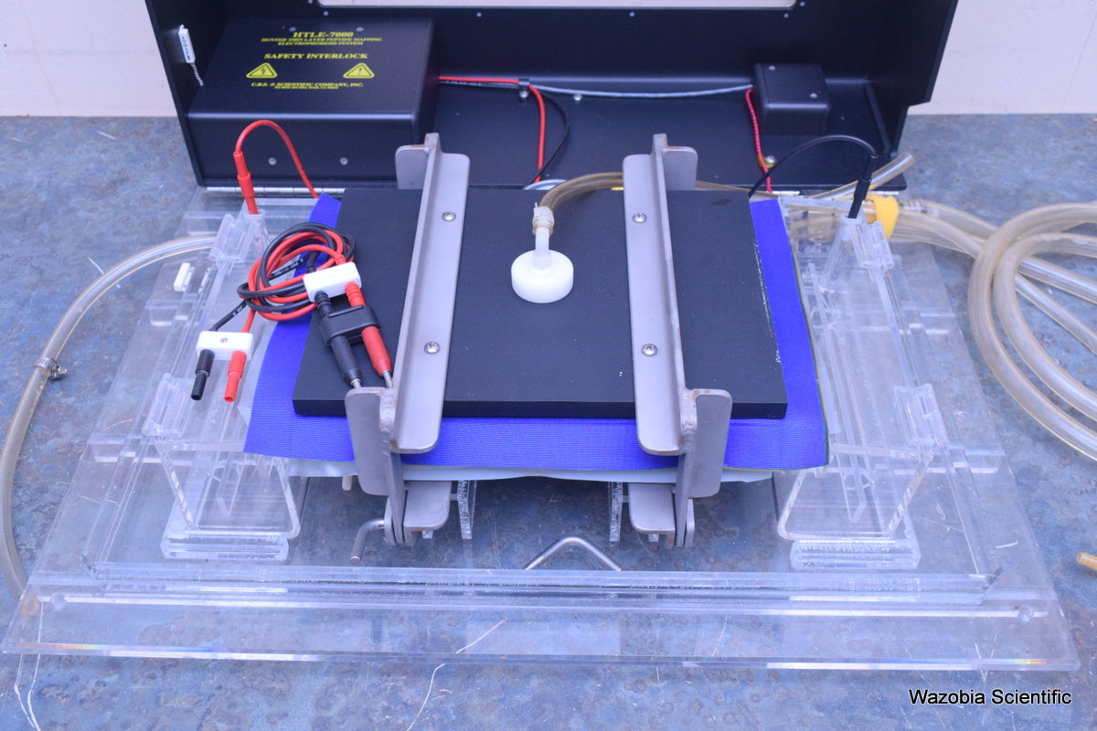 CBS SCIENTIFIC HTLE-7000 HUNTER THIN LAYER PEPTIDE MAPPING SYSTEM ELECTROPHORESI