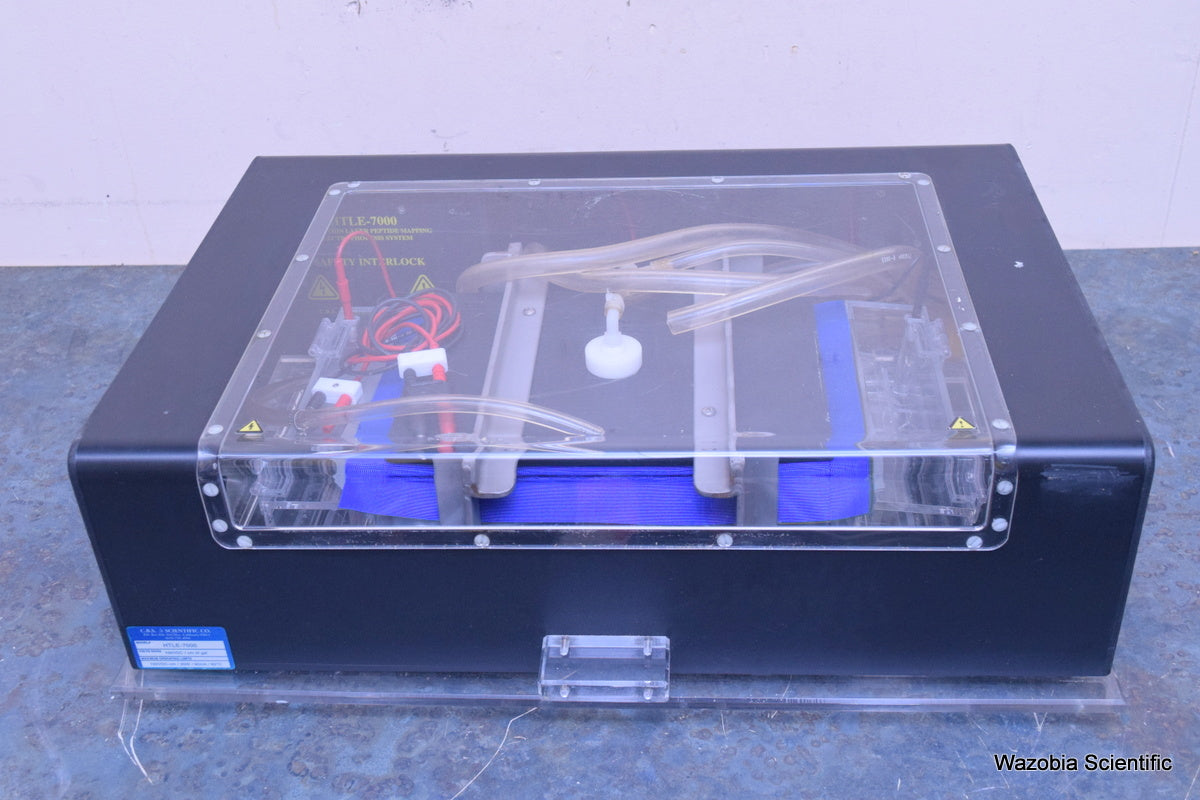CBS SCIENTIFIC HTLE-7000 HUNTER THIN LAYER PEPTIDE MAPPING SYSTEM ELECTROPHORESI