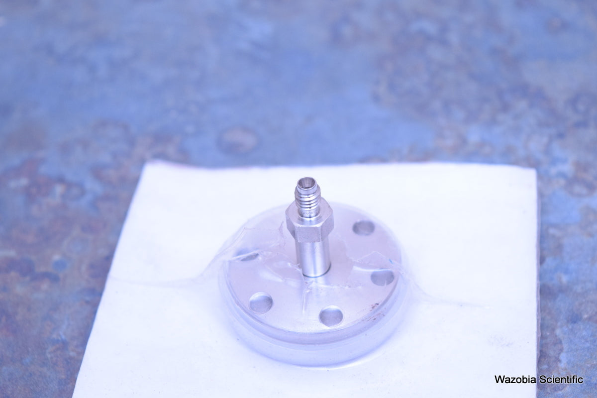 LESKER ADAPTER 1-1/3" UHV 1/16" SWAGELOK F0133X1SWG