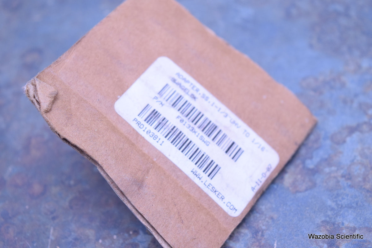 LESKER ADAPTER 1-1/3" UHV 1/16" SWAGELOK F0133X1SWG