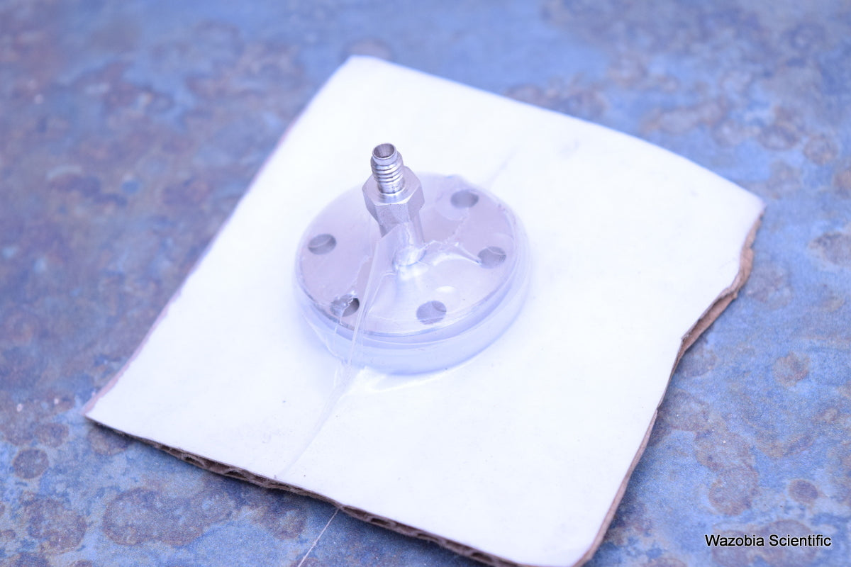 LESKER ADAPTER 1-1/3" UHV 1/16" SWAGELOK F0133X1SWG