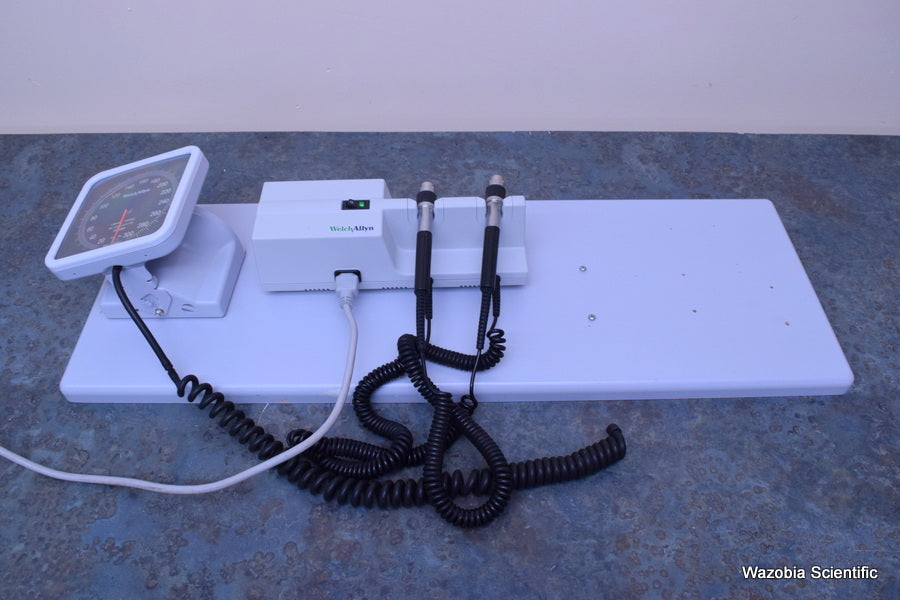 WELCH ALLYN 767 SERIES OTOSCOPE OPTHALMOSCOPE SET WALL TRANSFORMER