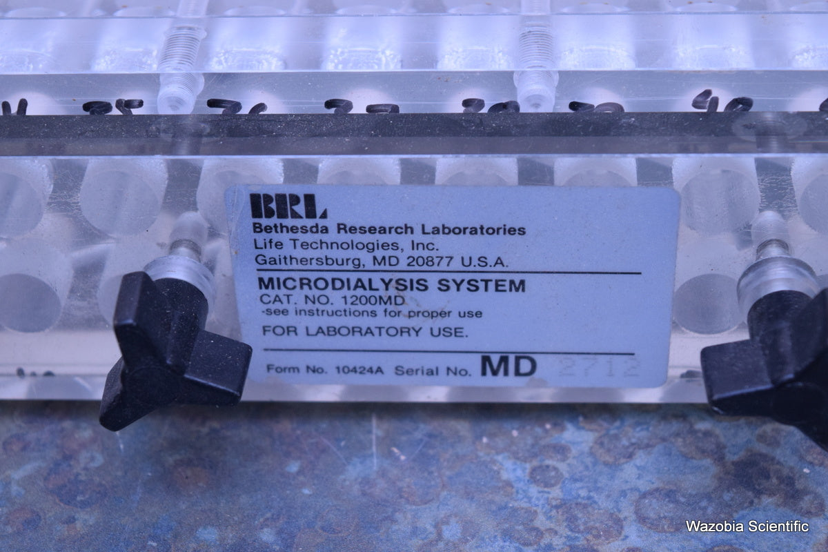 BRL LIFE TECHNOLOGIES MICRODIALYSIS SYSTEM 1200 MD