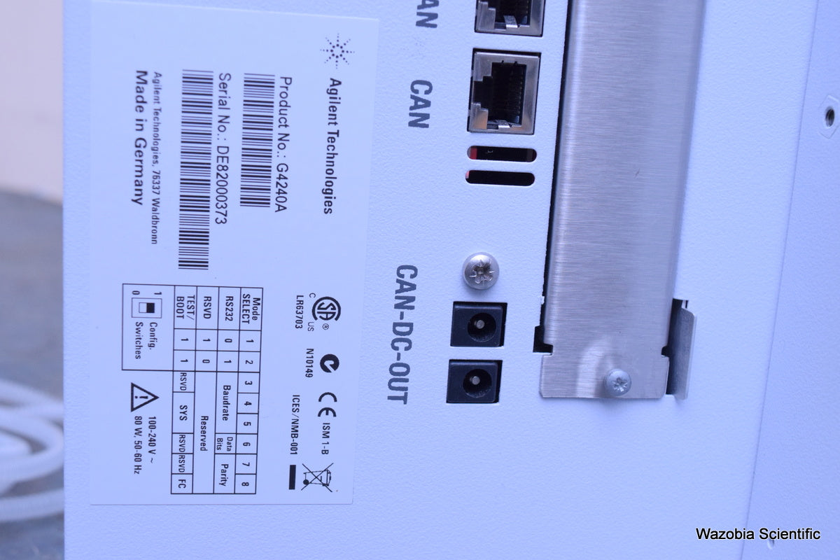 AGILENT 1260 INFINITY HPLC CHIP CUBE INTERFACE G4240A MS CALIBRATION AND DIAGNOS