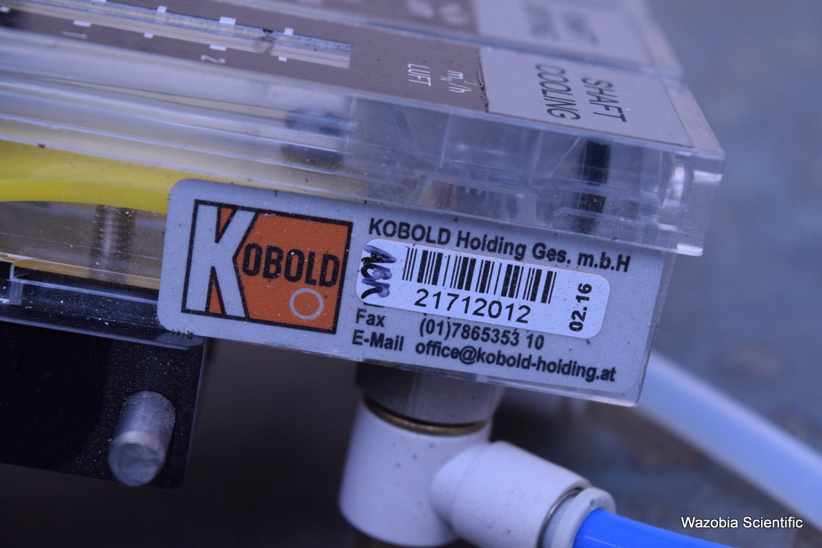 KOBOLD FLOW METER  HEATING SHAFT DRYING COOLING