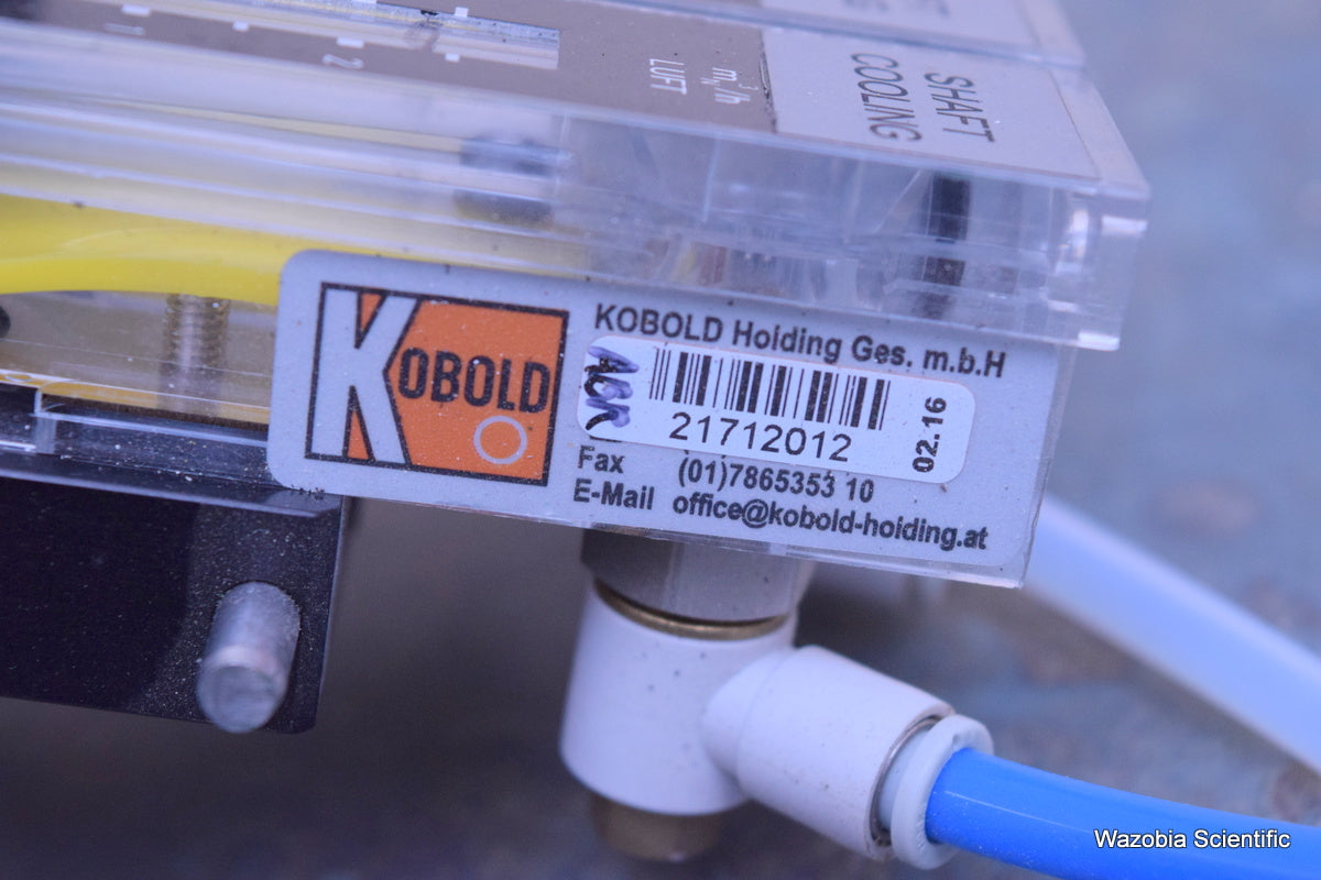 KOBOLD FLOW METER  HEATING SHAFT DRYING COOLING