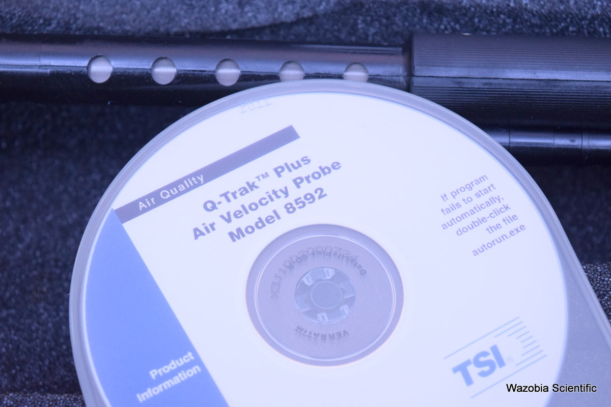 TSI Q-TRAK PLUS IAQ MONITOR MODEL 8554 WITH CO AIR QUALITY MONITOR