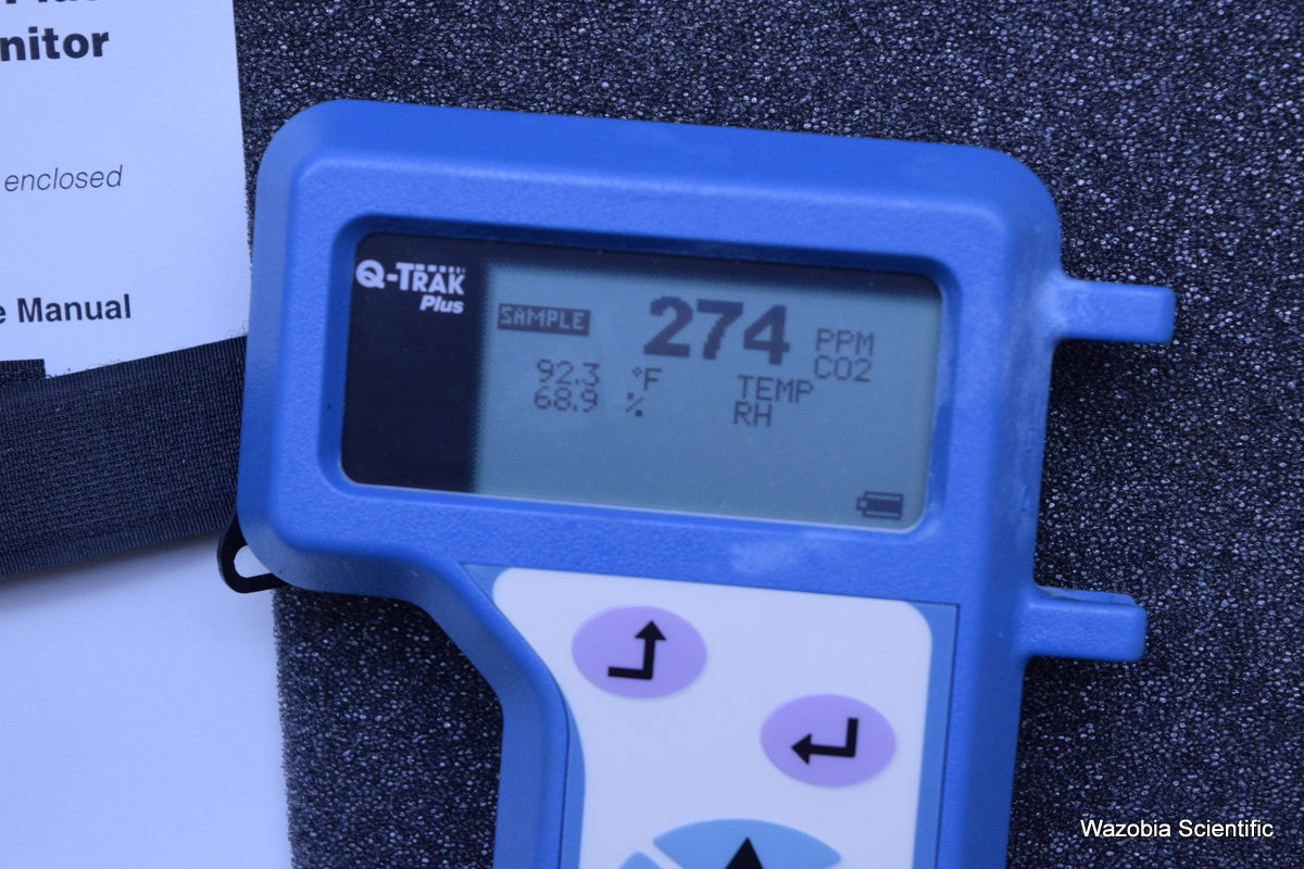 TSI Q-TRAK PLUS IAQ MONITOR MODEL 8554 WITH CO AIR QUALITY MONITOR