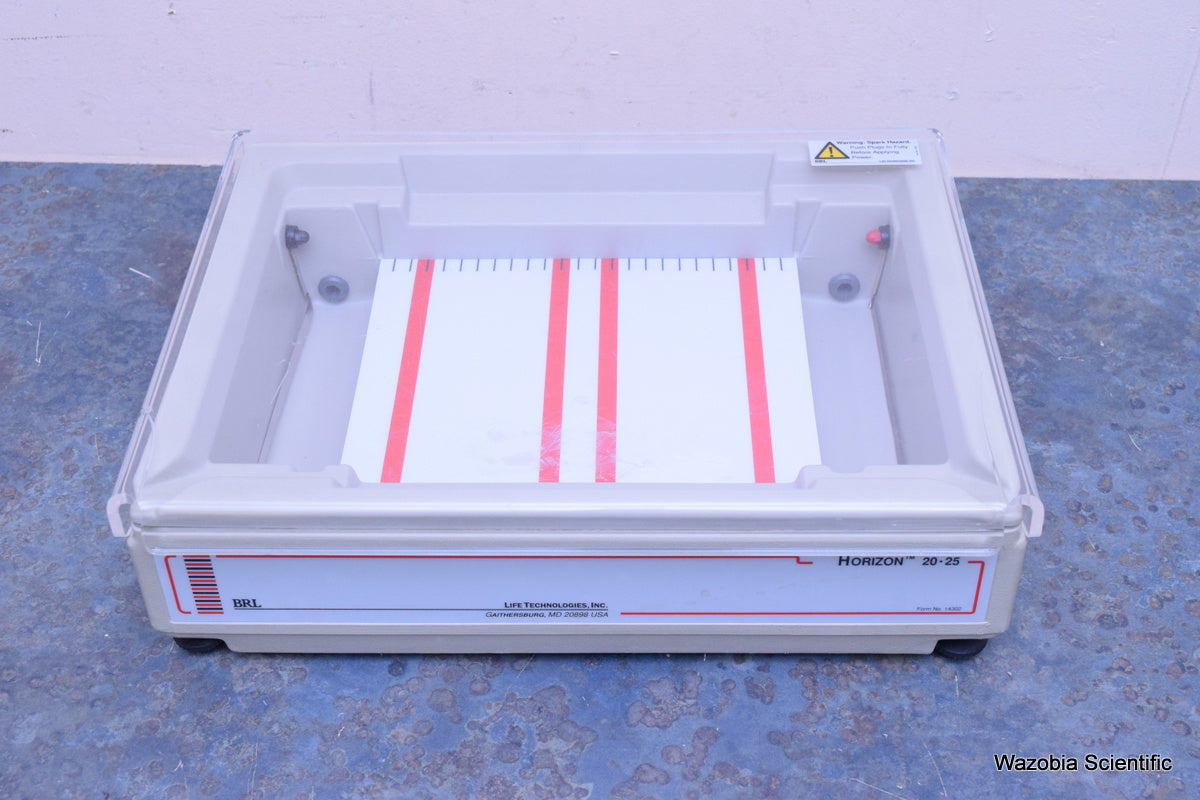 BRL HORIZON 20.25 HORIZONTAL GEL ELECTROPHORESIS SYSTEM 1069BD