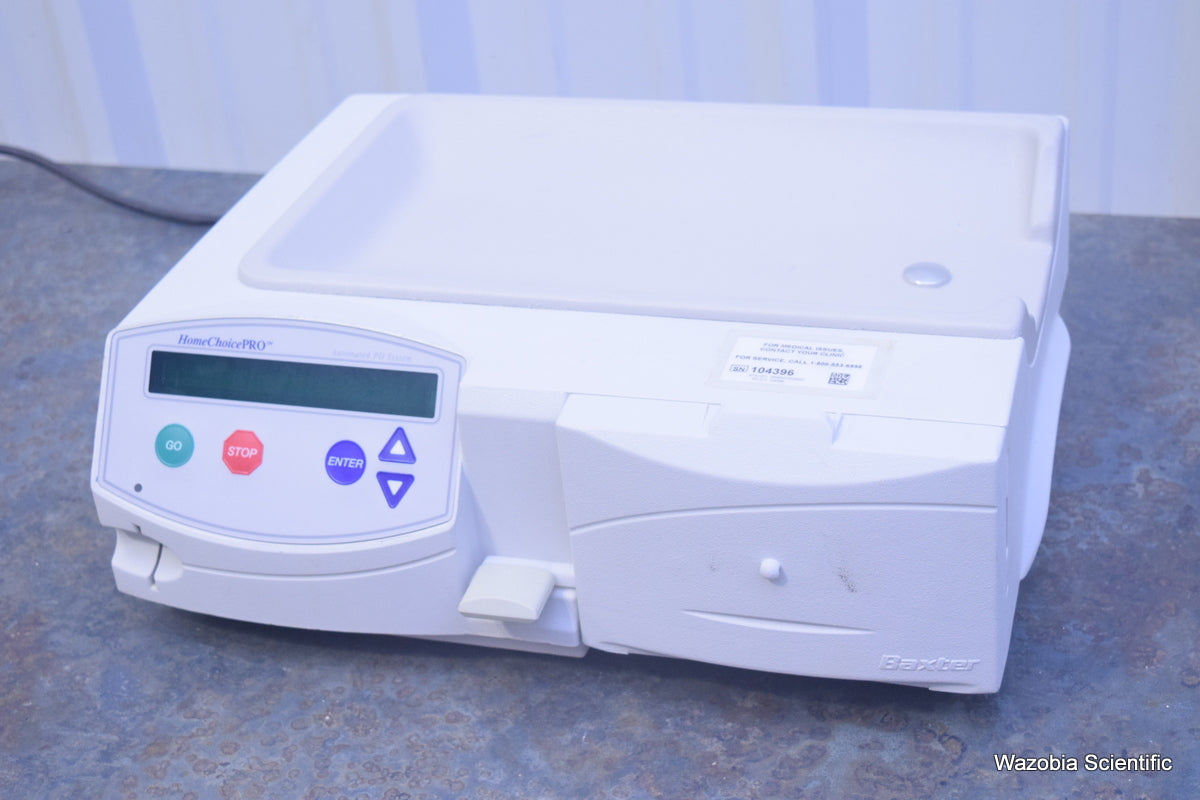 BAXTER HOMECHOICE PRO APD SYSTEM 5C8310 AUTOMATED PERITONEAL DIALYSIS SYSTEM