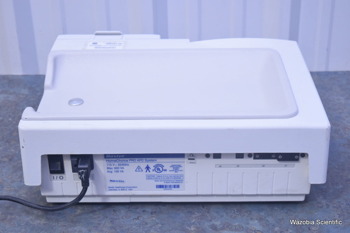 BAXTER HOMECHOICE PRO APD SYSTEM 5C8310 AUTOMATED PERITONEAL DIALYSIS SYSTEM