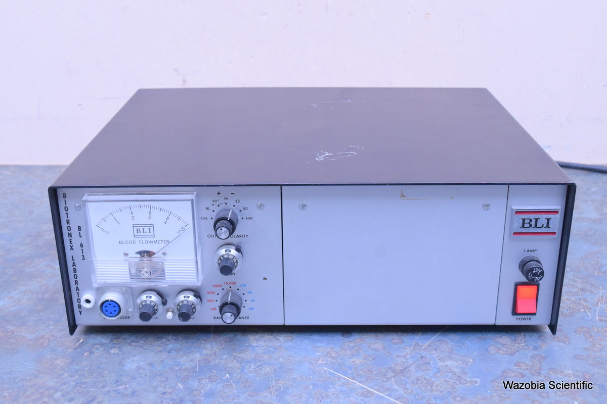 BLI BIOTRONEX LABORATORY BL 613 BLOOD FLOWMETER