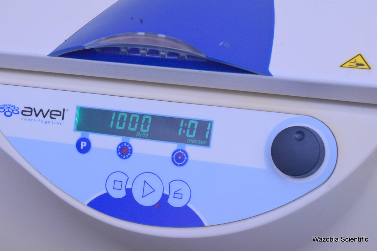 NUAIRE AWEL CF 48  LABORATORY CENTRIFUGE  WITH SL-400 RFID SWING ROTOR 20012011