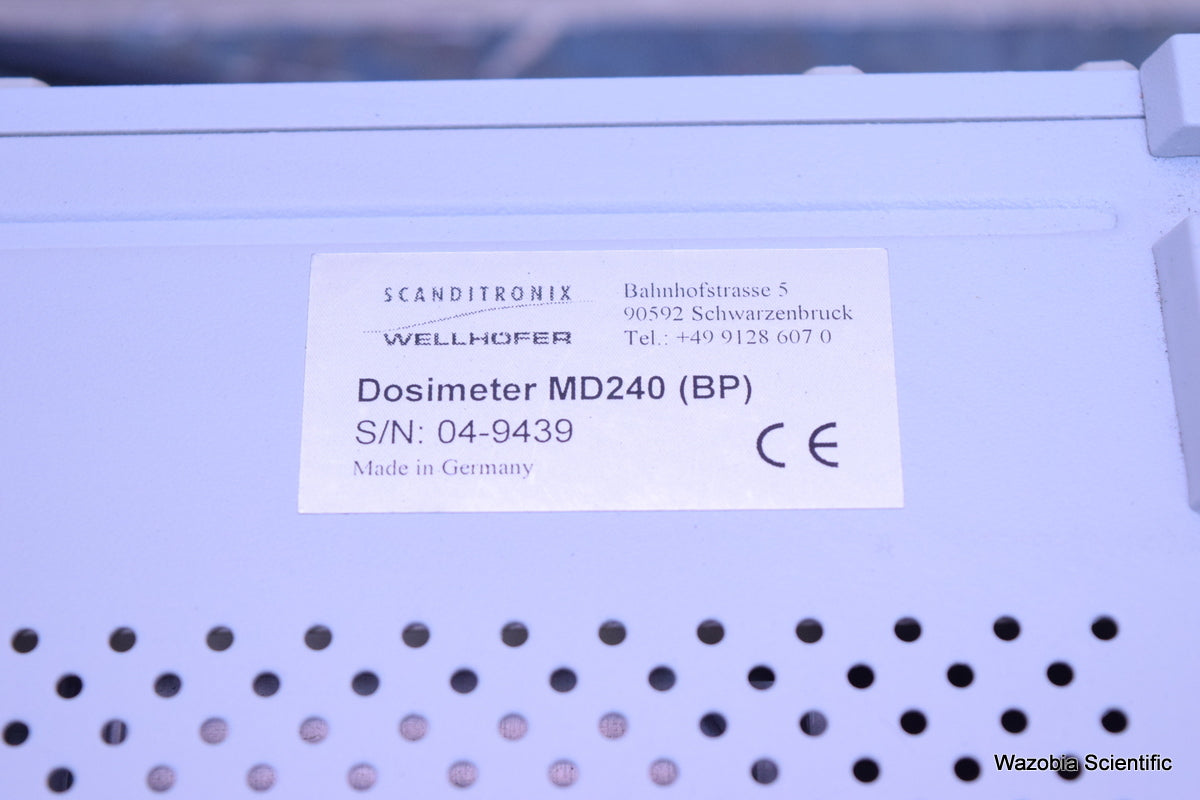 IBA SCANDITRONIX WELLHOFER MD 240 MULTI CHANNEL DOSIMETER