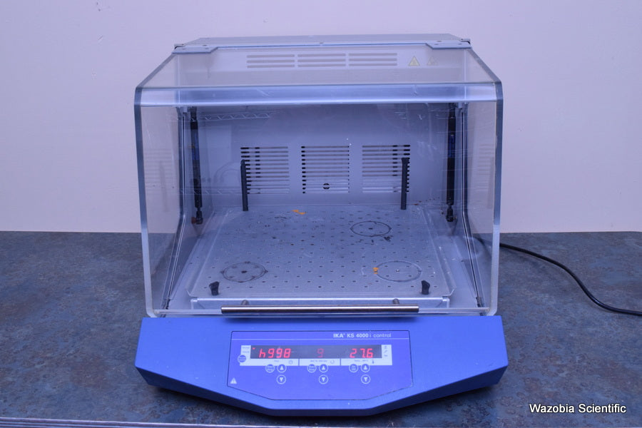 IKA KS 4000 I CONTROL VARIABLE SPEED DIGITAL INCUBATOR SHAKER 10-500 RPM KS 4000