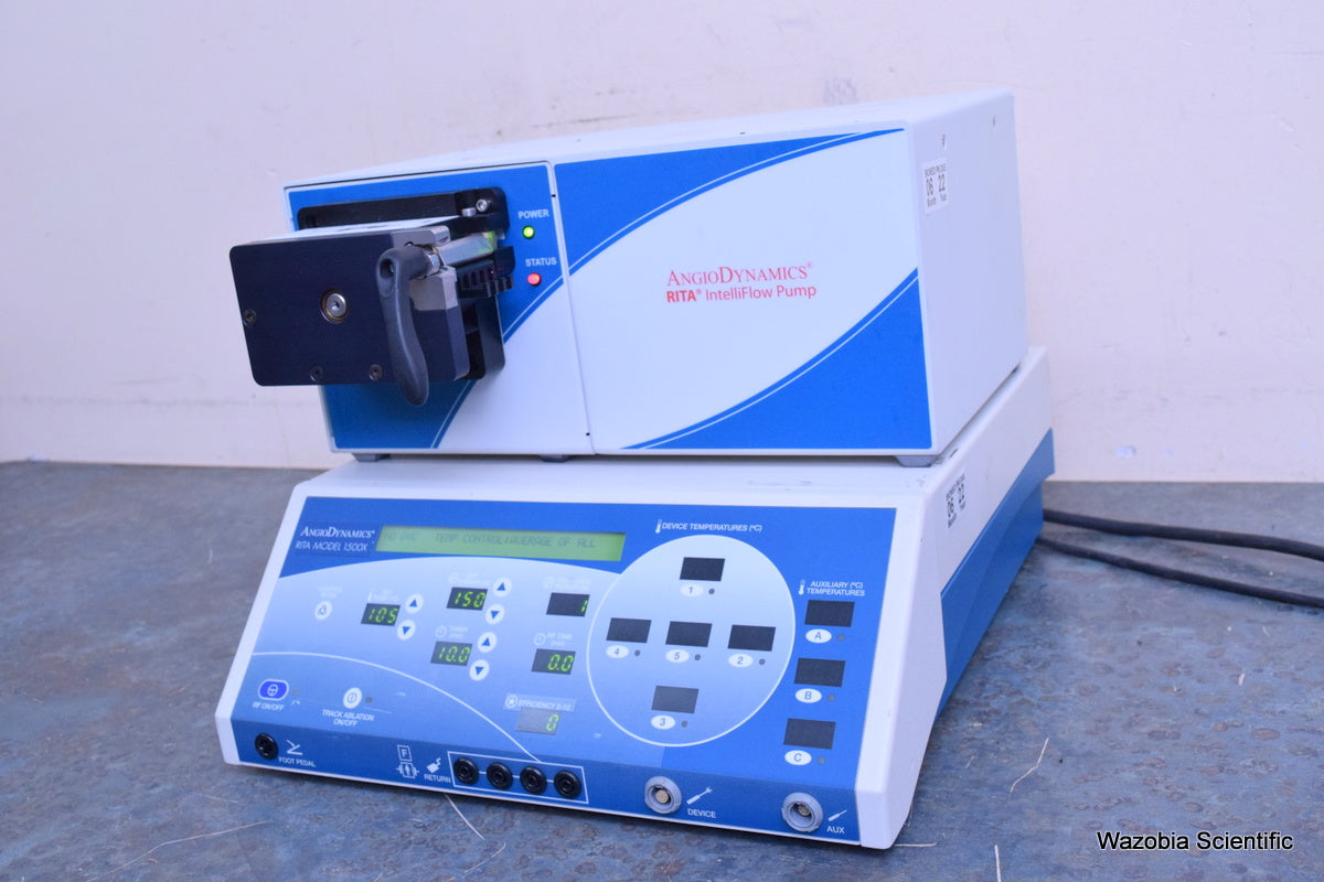 Angiodynamics Rfa ANGIODYNAMICS RITA MODEL 1500X RF GENERATOR INTELLIFLOW PUMP 700-10294 ...