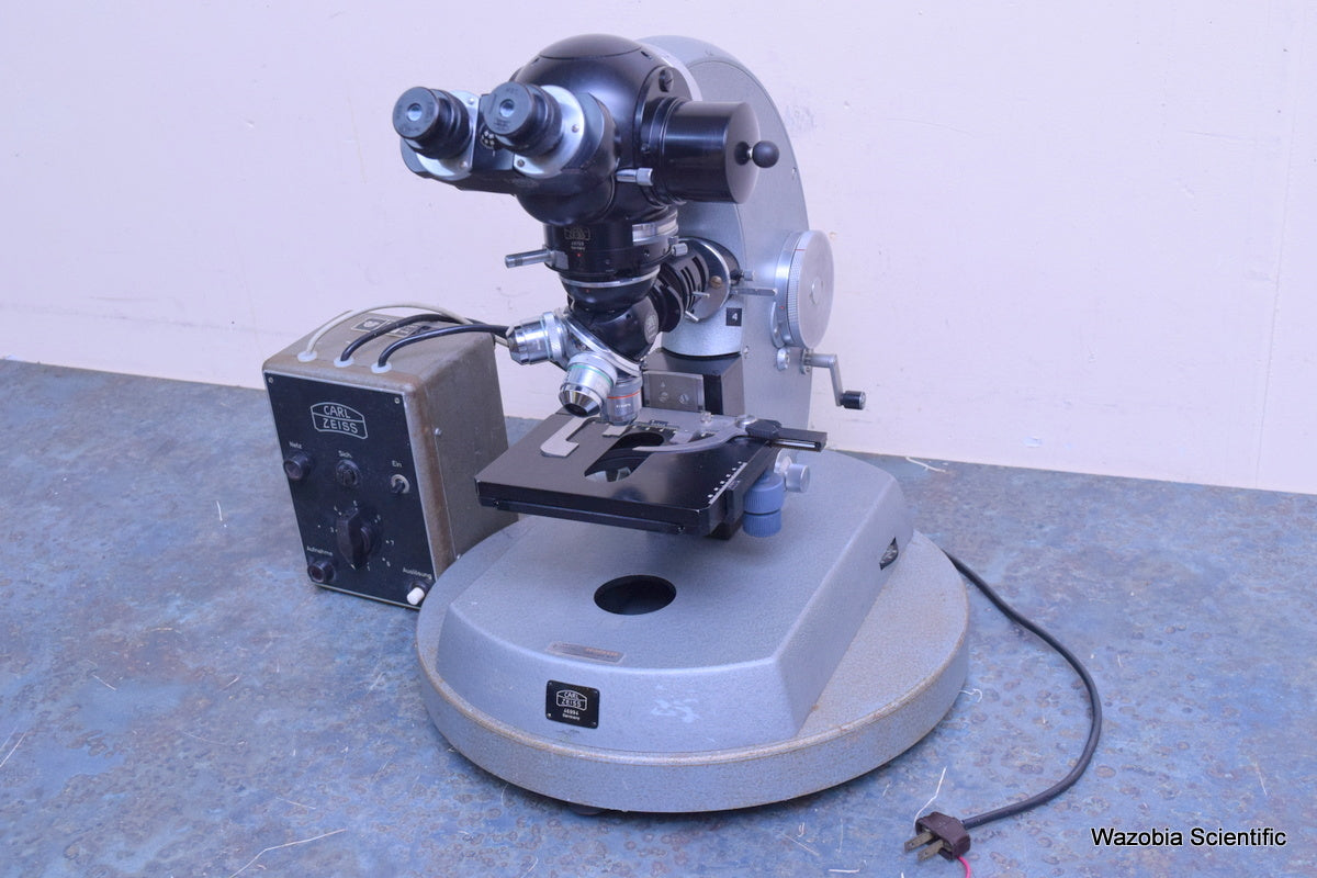 CARL ZEISS PHOTOMICROSCOPE 46994 EPIPLAN HD 40/0.65 16/0.32 6.3/0.16 MICROSCOPE