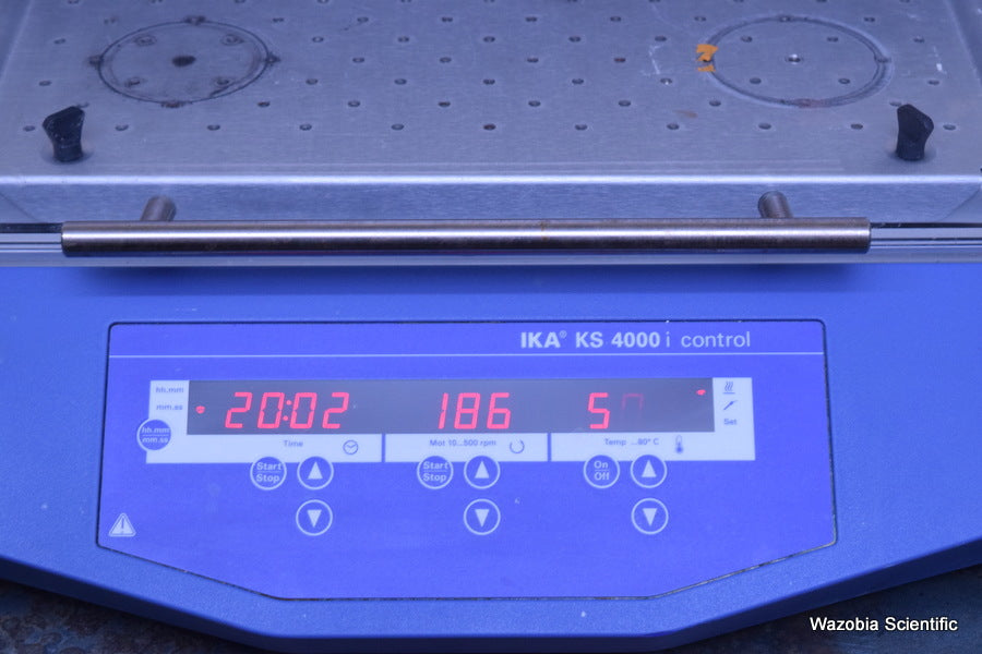 IKA KS 4000 I CONTROL VARIABLE SPEED DIGITAL INCUBATOR SHAKER 10-500 RPM KS 4000