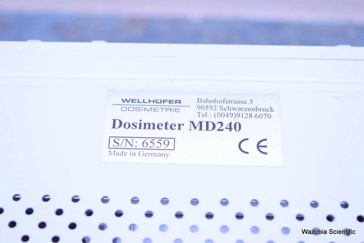 IBA SCANDITRONIX WELLHOFER MD 240 MULTI CHANNEL DOSIMETER
