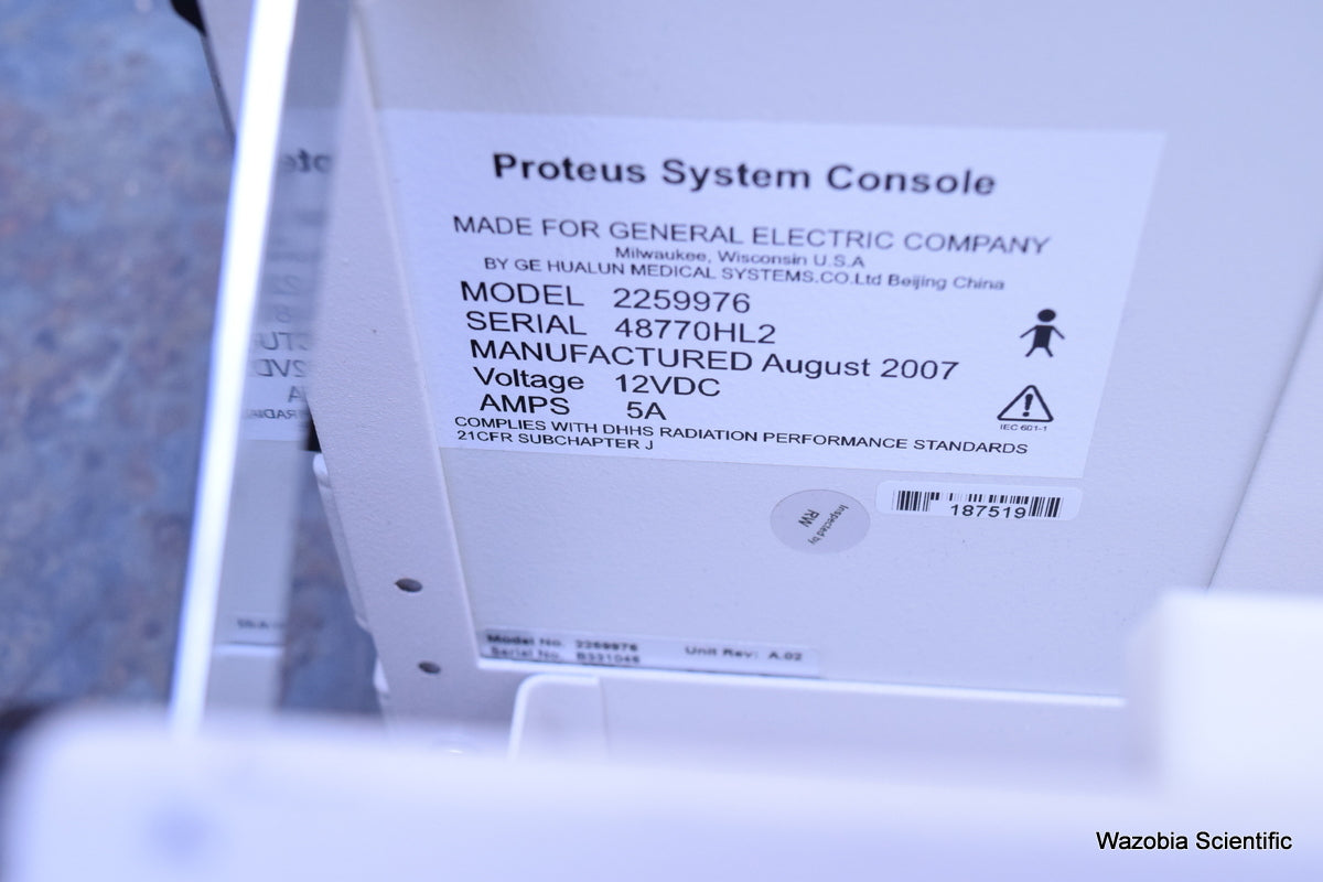 GE PROTEUS SYSTEM CONSOLE 2259976 X-RAY