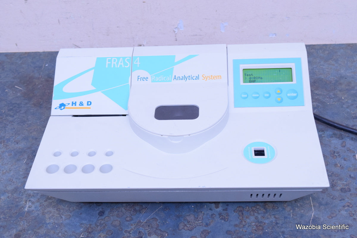 H & D SEAC FRAS 4 FREE RADICAL ANALYTICAL SYSTEM FOR MEASURING OXIDATIVE STRESS
