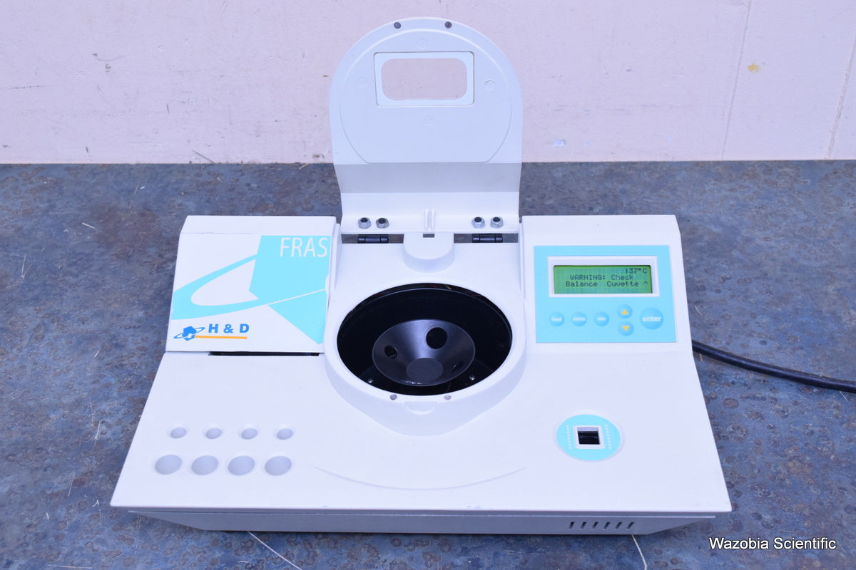 H & D SEAC FRAS 4 FREE RADICAL ANALYTICAL SYSTEM FOR MEASURING OXIDATIVE STRESS