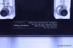 BILLUPS-ROTHENBERG MODULAR INCUBATOR CHAMBER DUAL FLOW METER GAUGE DFM-3002