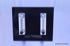BILLUPS-ROTHENBERG MODULAR INCUBATOR CHAMBER DUAL FLOW METER GAUGE DFM-3002