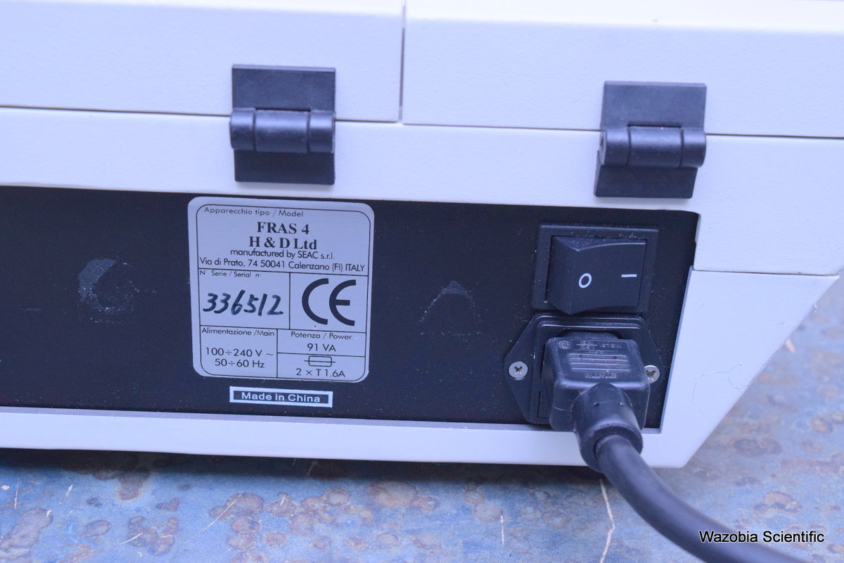 H & D SEAC FRAS 4 FREE RADICAL ANALYTICAL SYSTEM FOR MEASURING OXIDATIVE STRESS