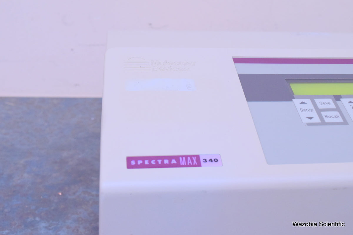 MOLECULAR DEVICES SPECTRA MAX 340 MICROPLATE SPECTROPHOTOMETER