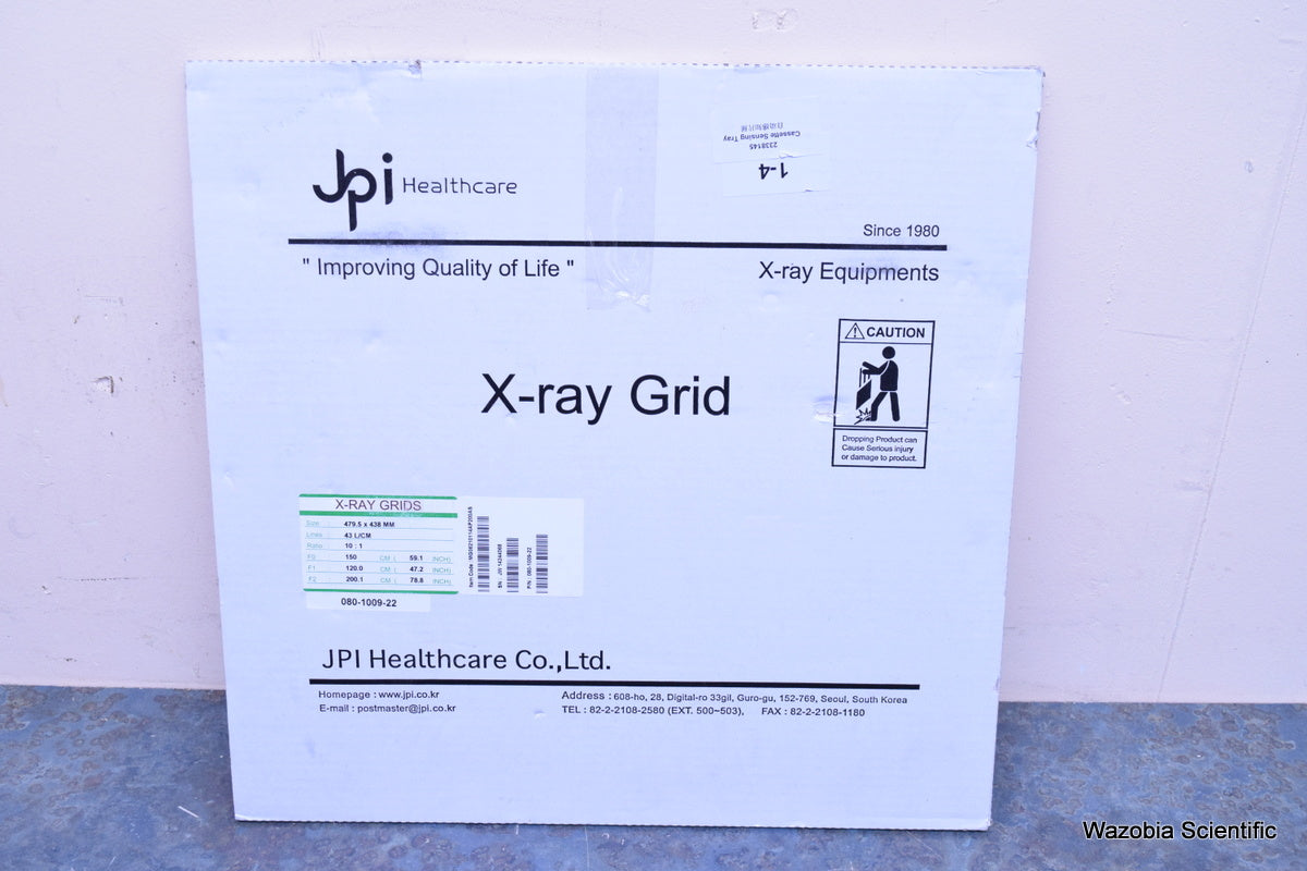 JPI HEALTHCARE X-RAY GRID 479.5 X 438MM  LINE43 L/CM  RATIO 10:1 080-1009-22