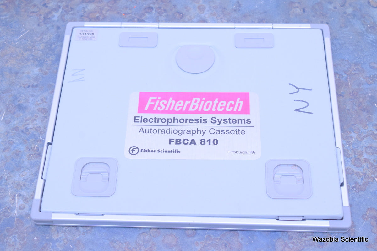 FISHER BIOTECH ELECTROPHORESIS SYSTEMS AUTORADIOGRAPHY CASSETTE FBCA 810