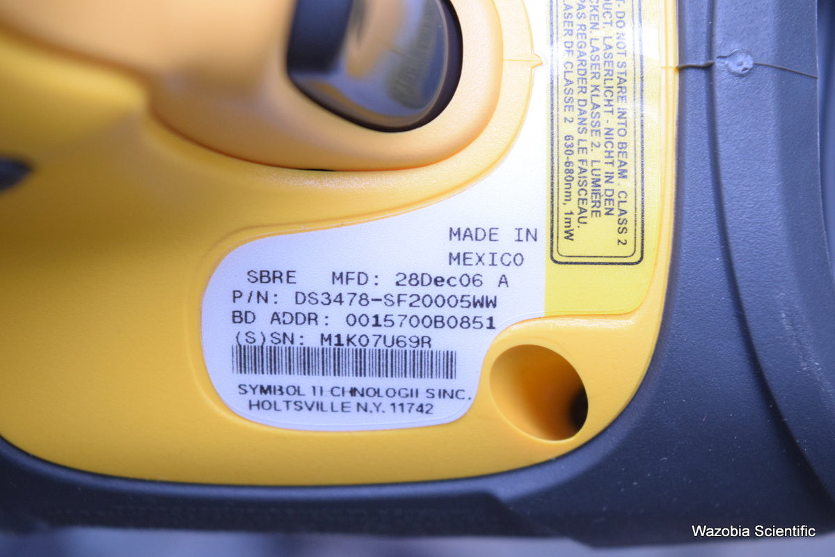 SYMBOL DS BARCODE SCANNER 21-64381 DS3478-SF20005WW