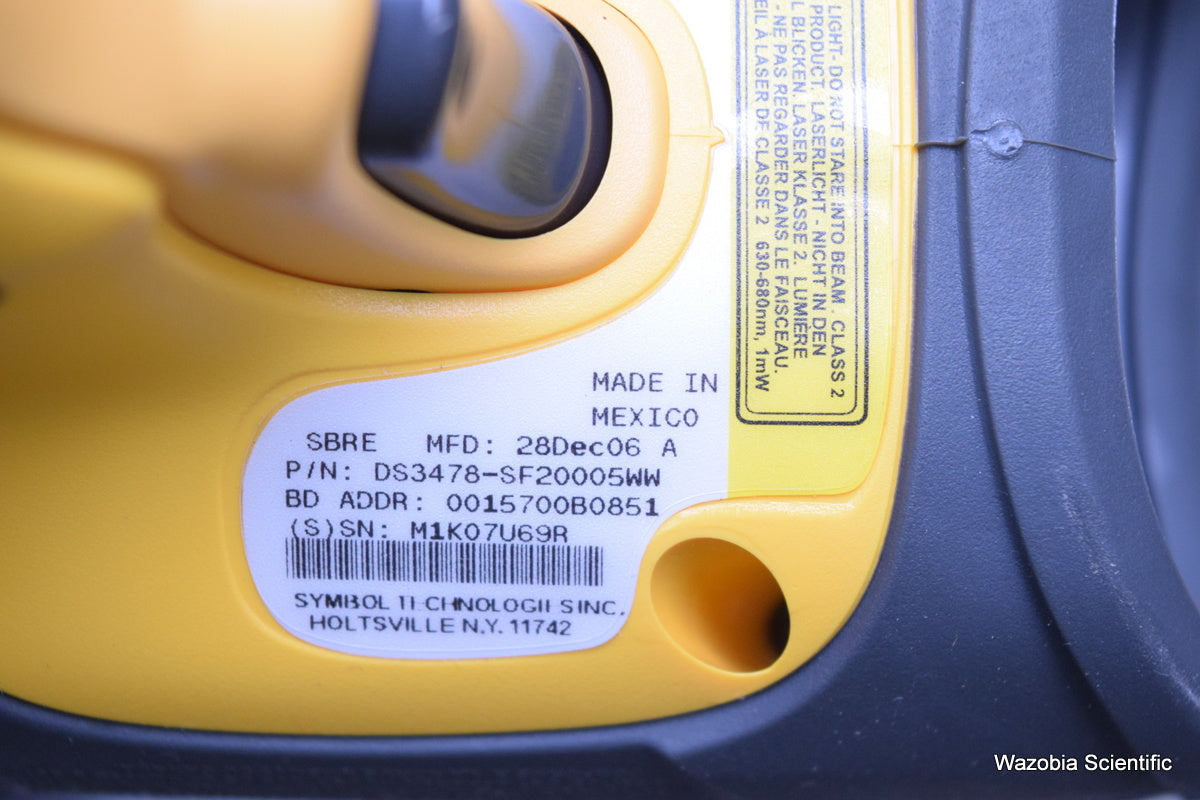 SYMBOL DS BARCODE SCANNER 21-64381 DS3478-SF20005WW