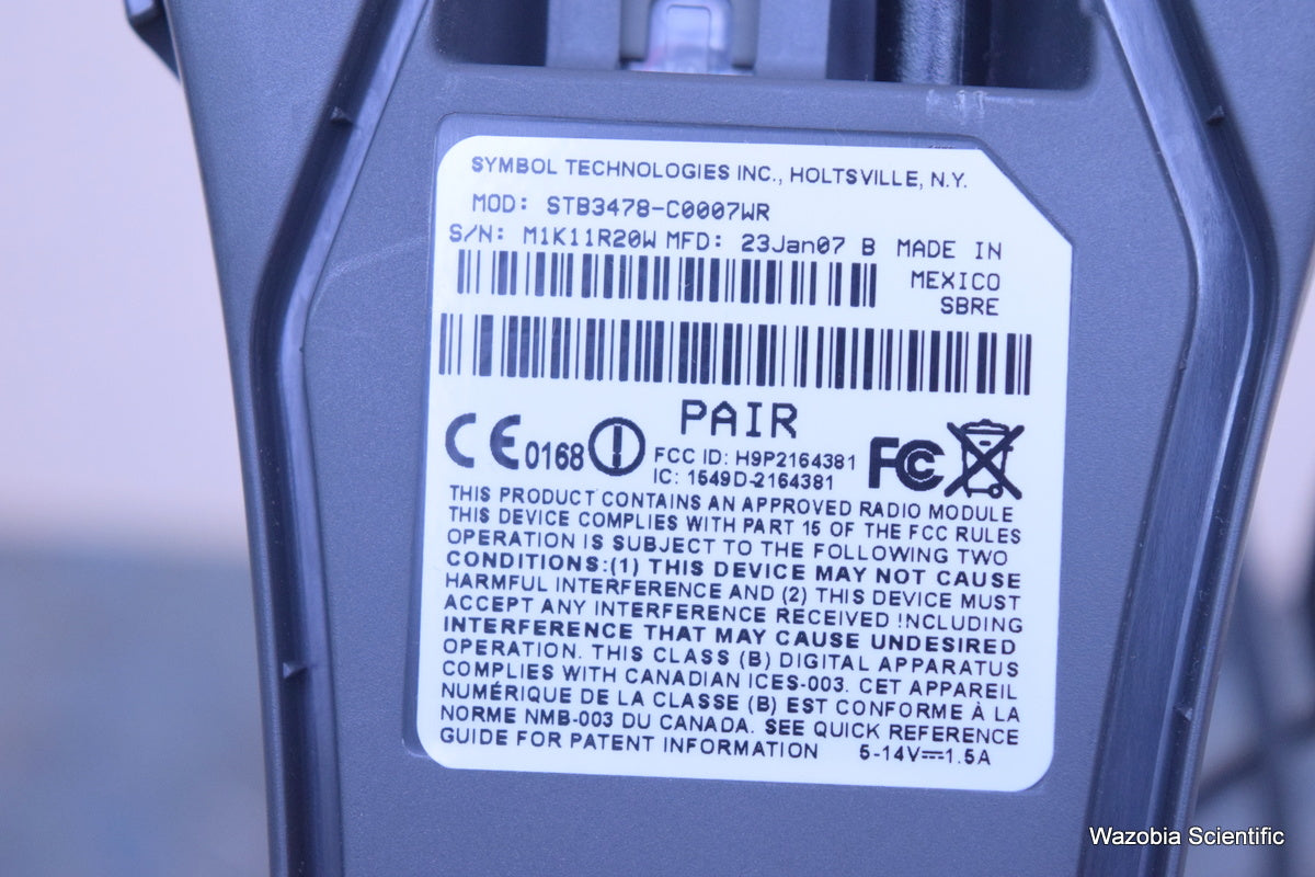 SYMBOL DS BARCODE SCANNER 21-64381 DS3478-SF20005WW