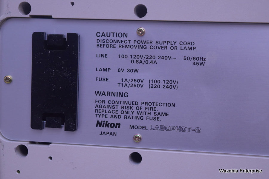 NIKON LABOPHOT-2 MICROSCOPE