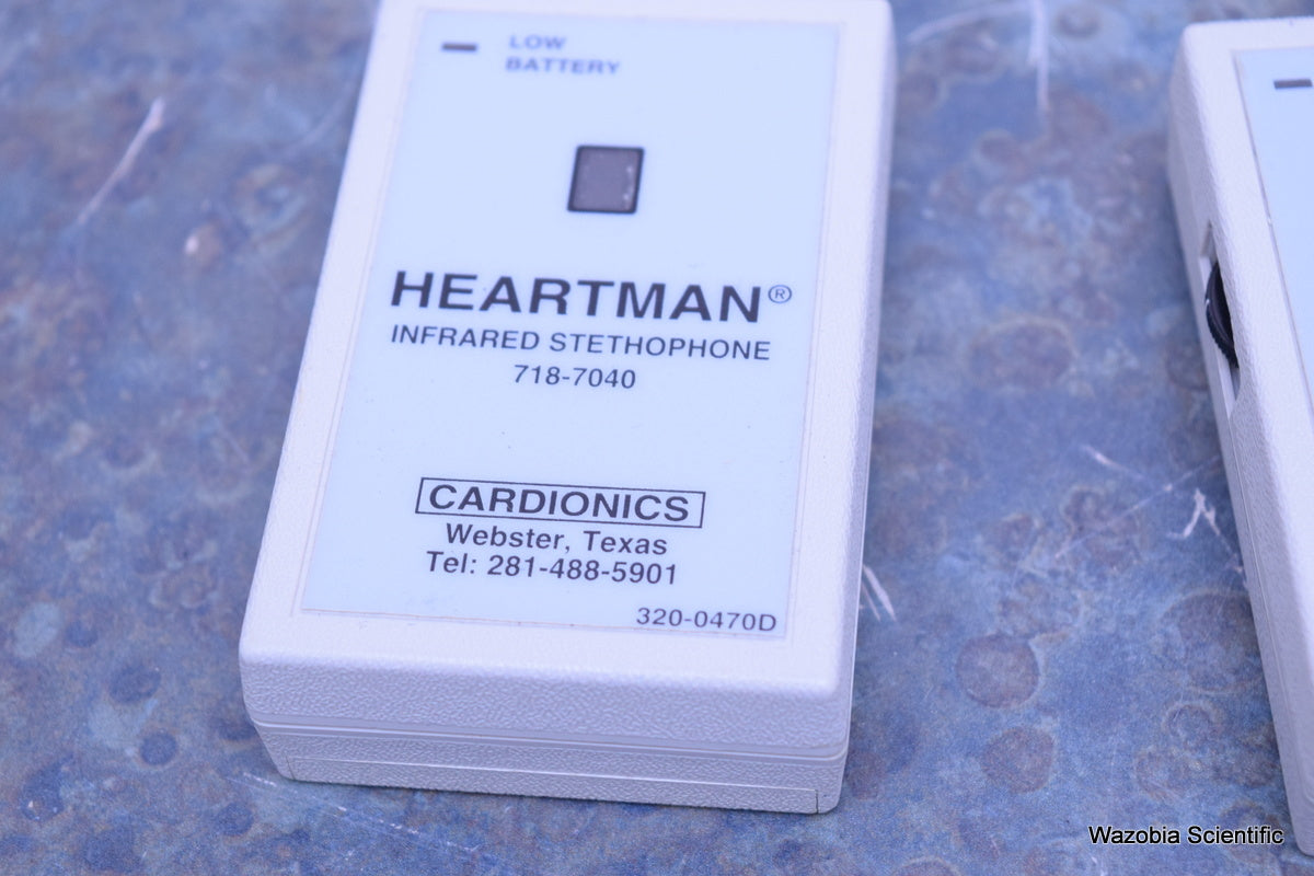 4 CARDIONICS HEARTMAN INFRARED STETHOPHONE 718-7040 320-0470D